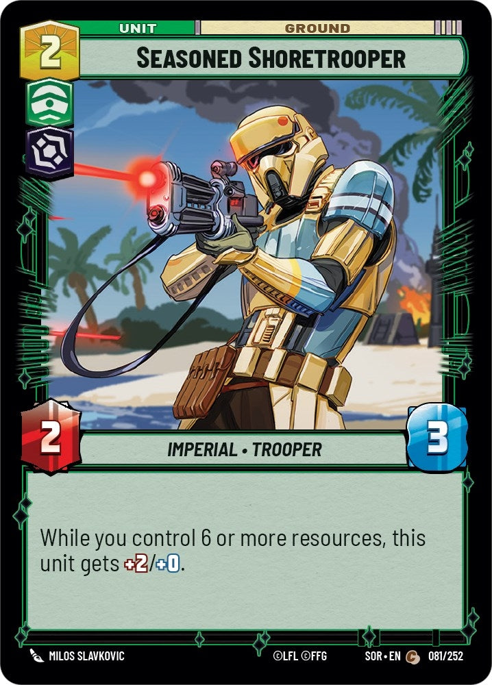 Image for Seasoned Shoretrooper (081/252) [Spark of Rebellion]