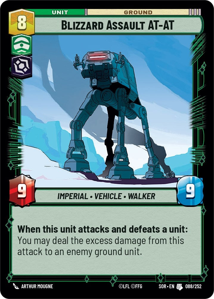 Image for Blizzard Assault AT-AT (088/252) [Spark of Rebellion]