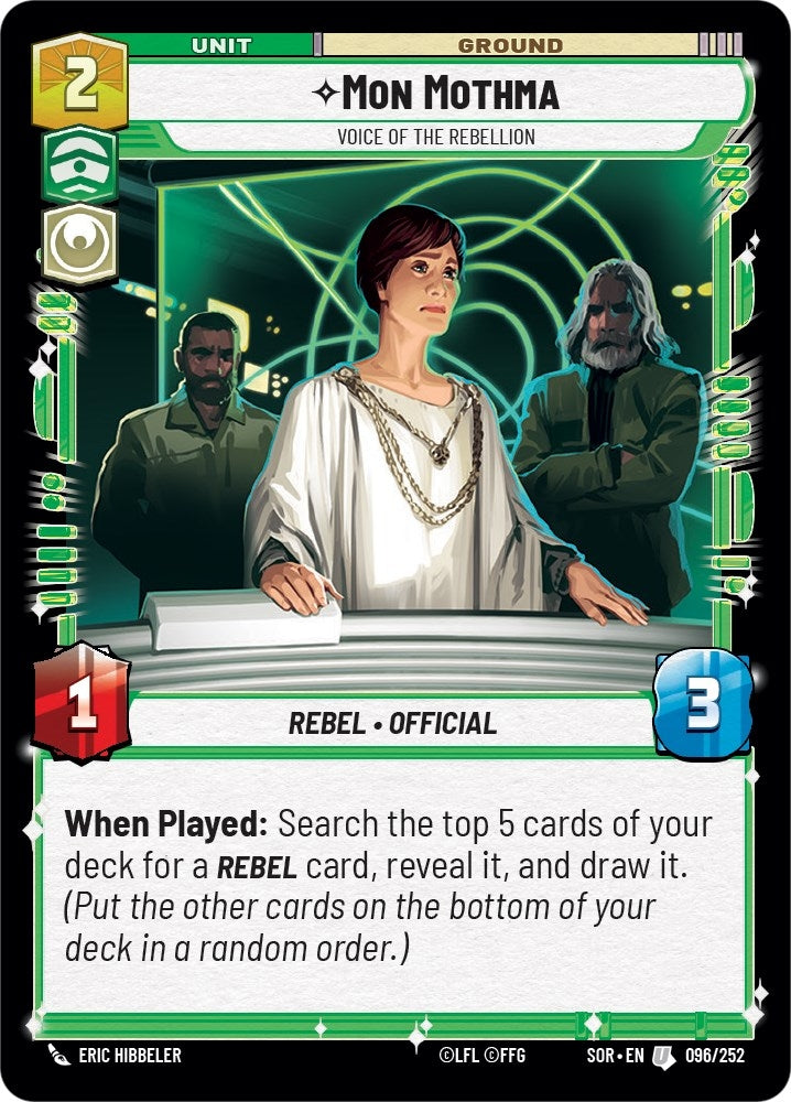 Image for Mon Mothma - Voice of the Rebellion (096/252) [Spark of Rebellion]