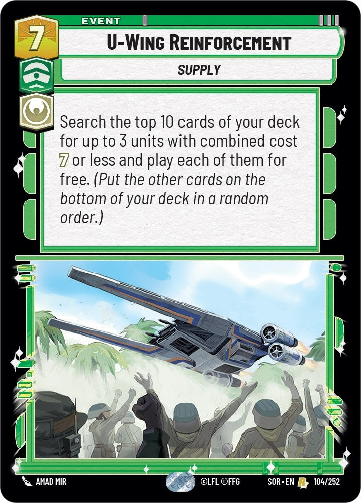 Image for U-Wing Reinforcement (104/252) [Spark of Rebellion]