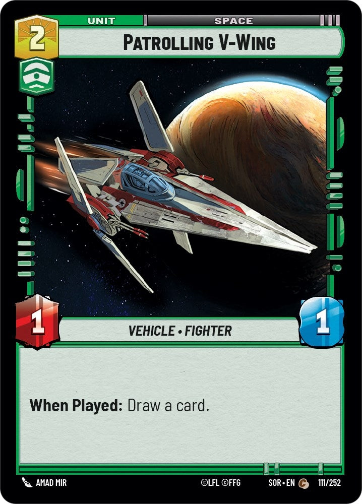 Image for Patrolling V-Wing (111/252) [Spark of Rebellion]