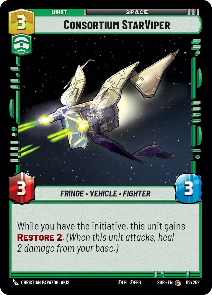 Image for Consortium StarViper (112/252) [Spark of Rebellion]