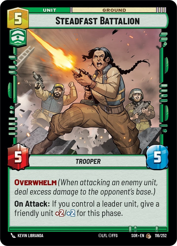 Image for Steadfast Battalion (116/252) [Spark of Rebellion]