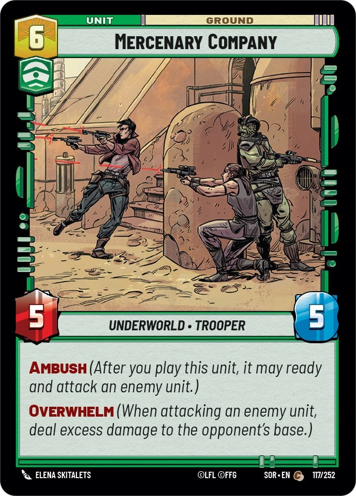 Image for Mercenary Company (117/252) [Spark of Rebellion]