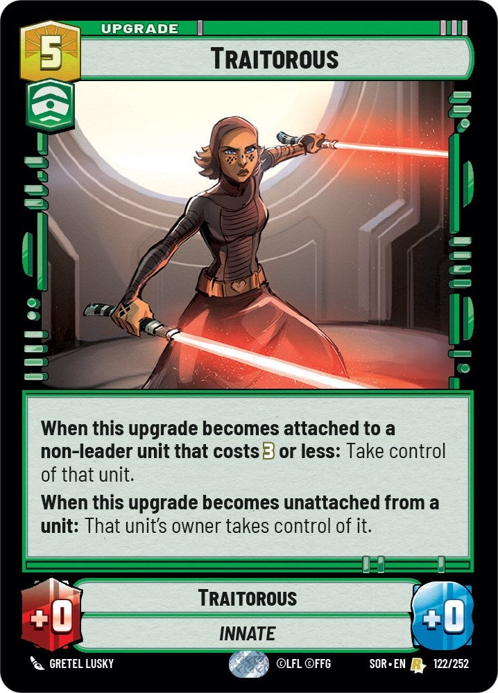 Image for Traitorous (122/252) [Spark of Rebellion]