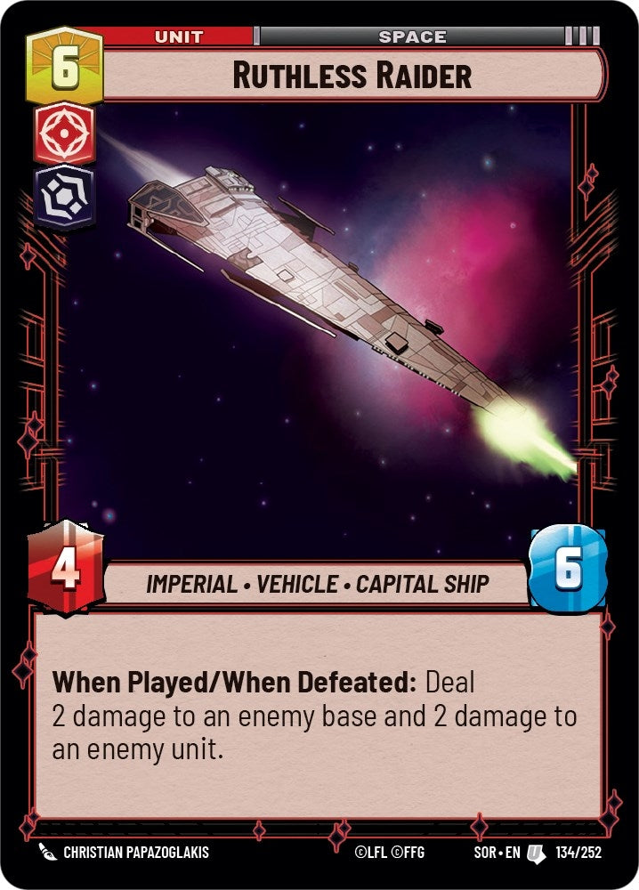 Image for Ruthless Raider (134/252) [Spark of Rebellion]