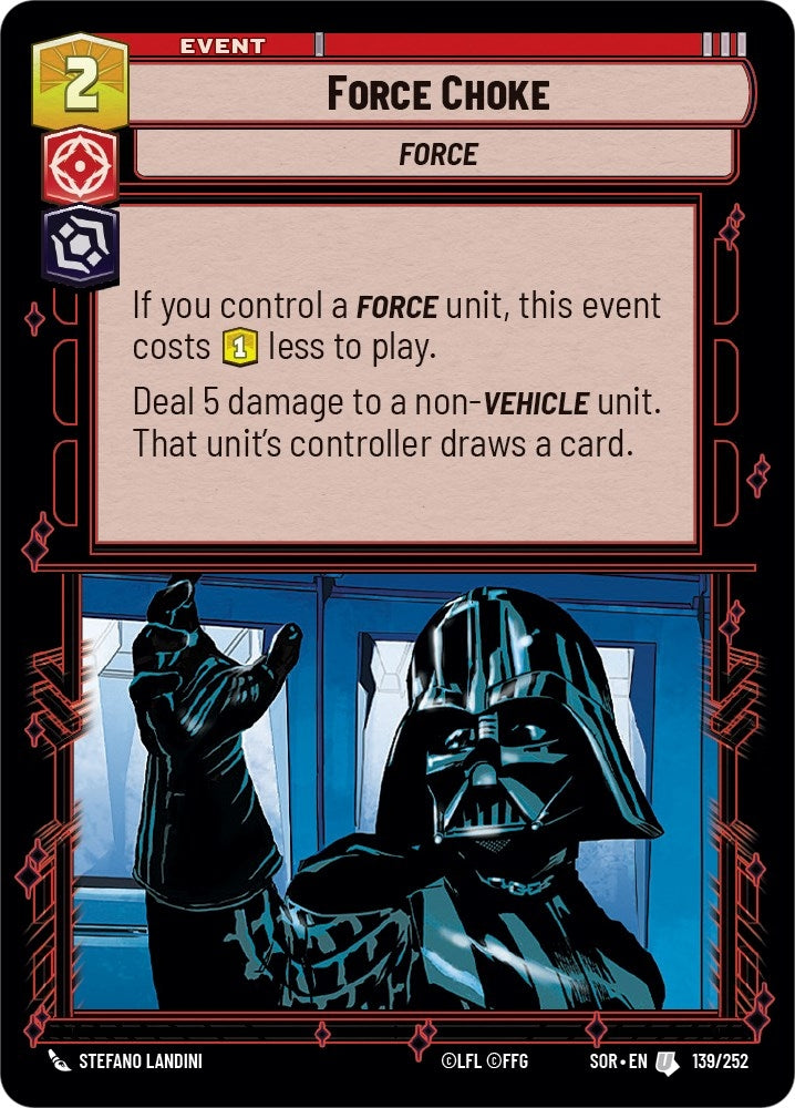 Image for Force Choke (139/252) [Spark of Rebellion]