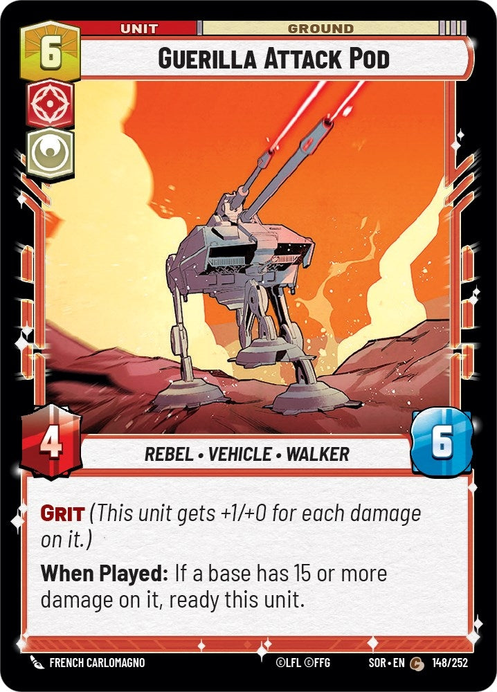 Image for Guerilla Attack Pod (148/252) [Spark of Rebellion]