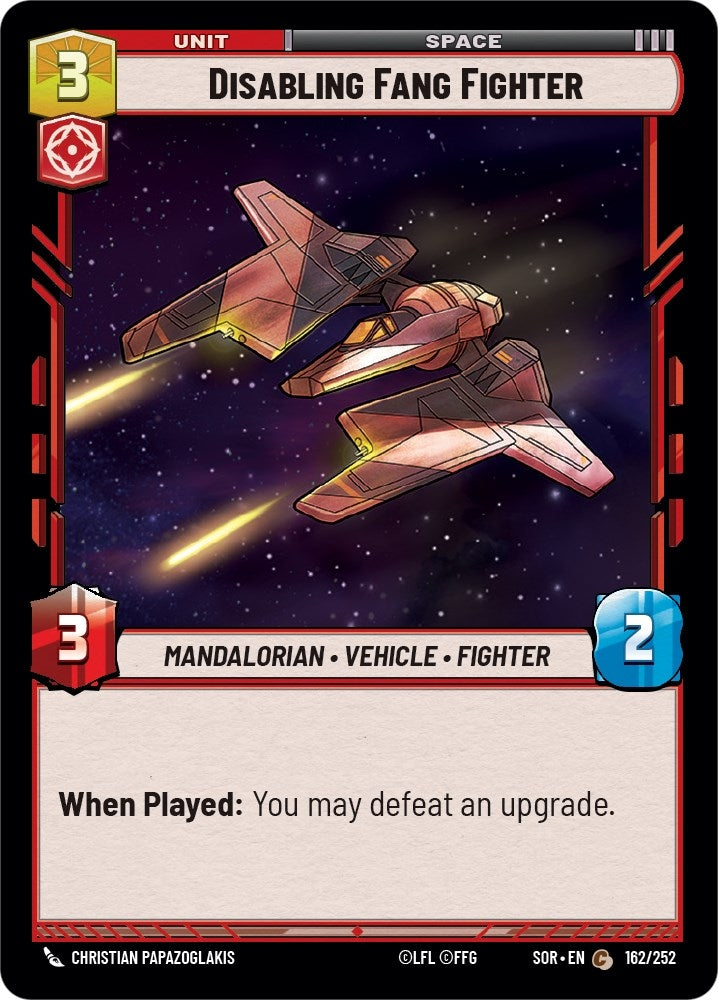 Image for Disabling Fang Fighter (162/252) [Spark of Rebellion]