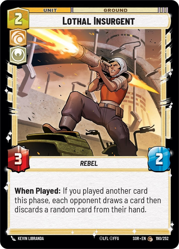 Image for Lothal Insurgent (Spark of Rebellion) (190/252) - Star Wars: Unlimited