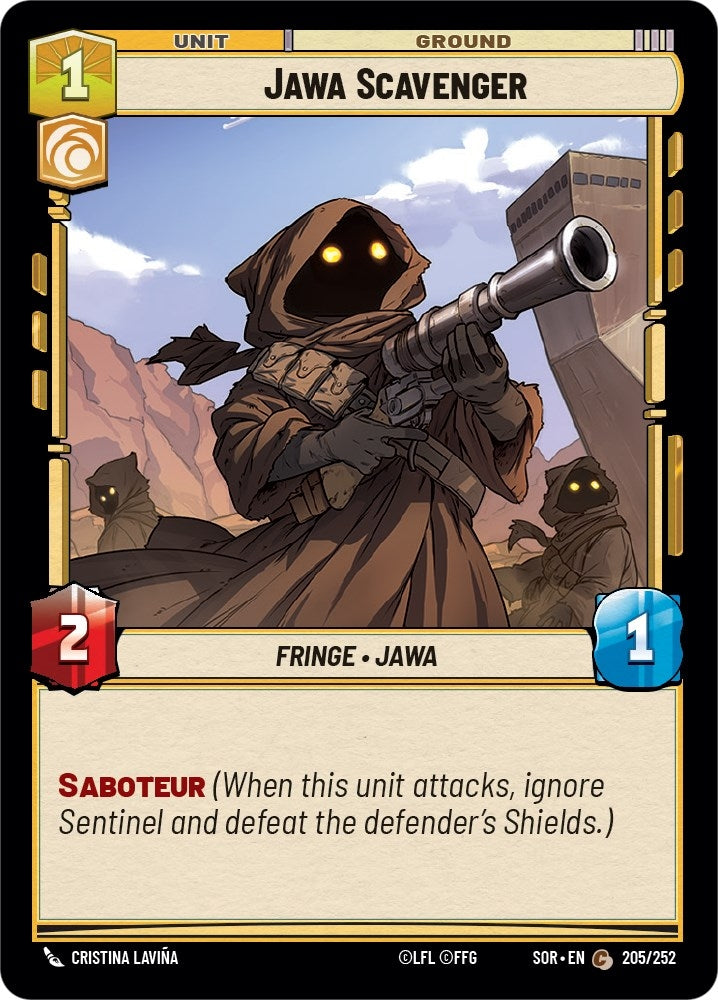 Image for Jawa Scavenger (Spark of Rebellion) (205/252) - Star Wars: Unlimited