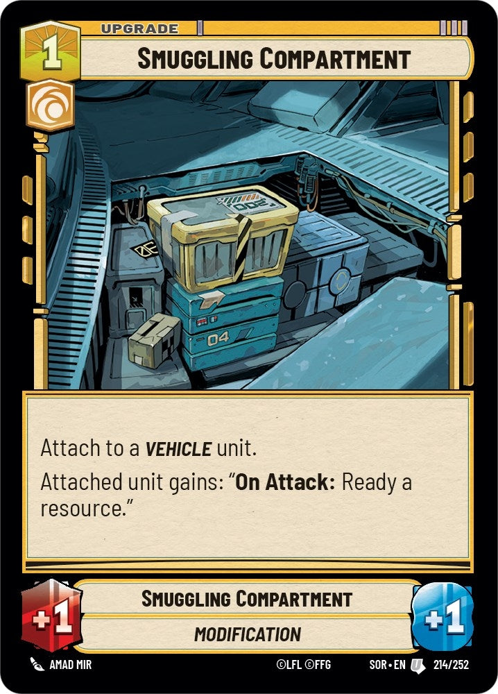 Image for Smuggling Compartment (Spark of Rebellion) (214/252) - Star Wars: Unlimited