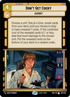 Image for Don't Get Cocky (Spark of Rebellion) (223/252) - Star Wars: Unlimited