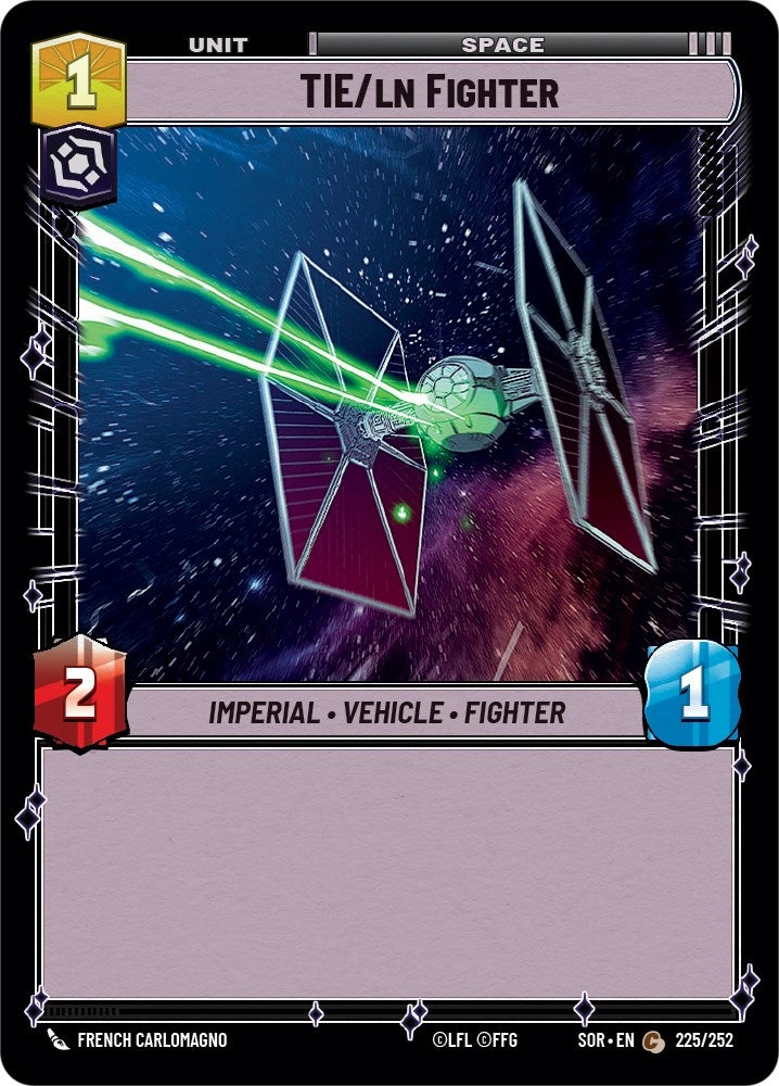 Image for TIE/ln Fighter (Spark of Rebellion) (225/252) - Star Wars: Unlimited