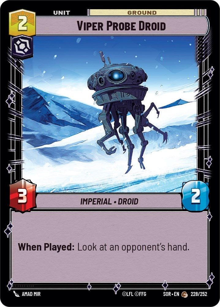 Image for Viper Probe Droid (Spark of Rebellion) (228/252) - Star Wars: Unlimited