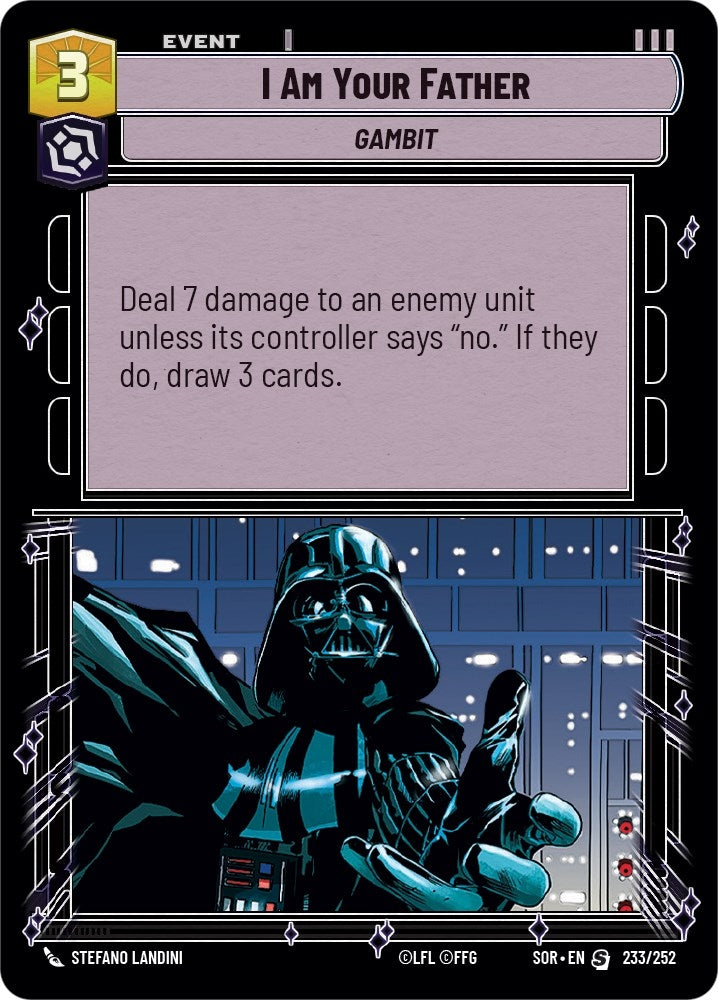 Image for I Am Your Father (Spark of Rebellion) (233/252) - Star Wars: Unlimited