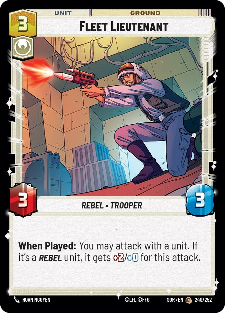 Image for Fleet Lieutenant (Spark of Rebellion) (240/252) - Star Wars: Unlimited