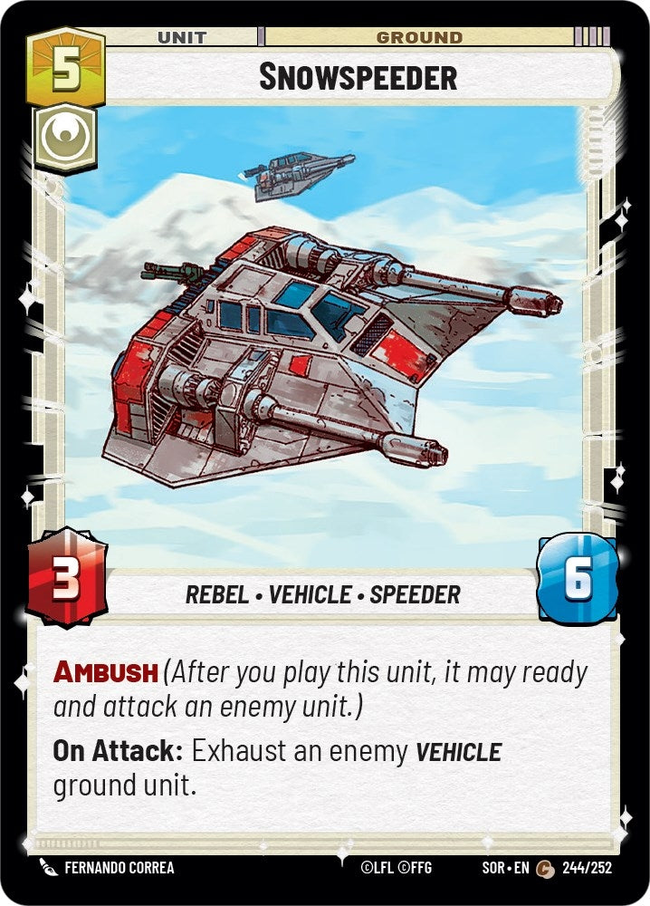 Image for Snowspeeder (Spark of Rebellion) (244/252) - Star Wars: Unlimited