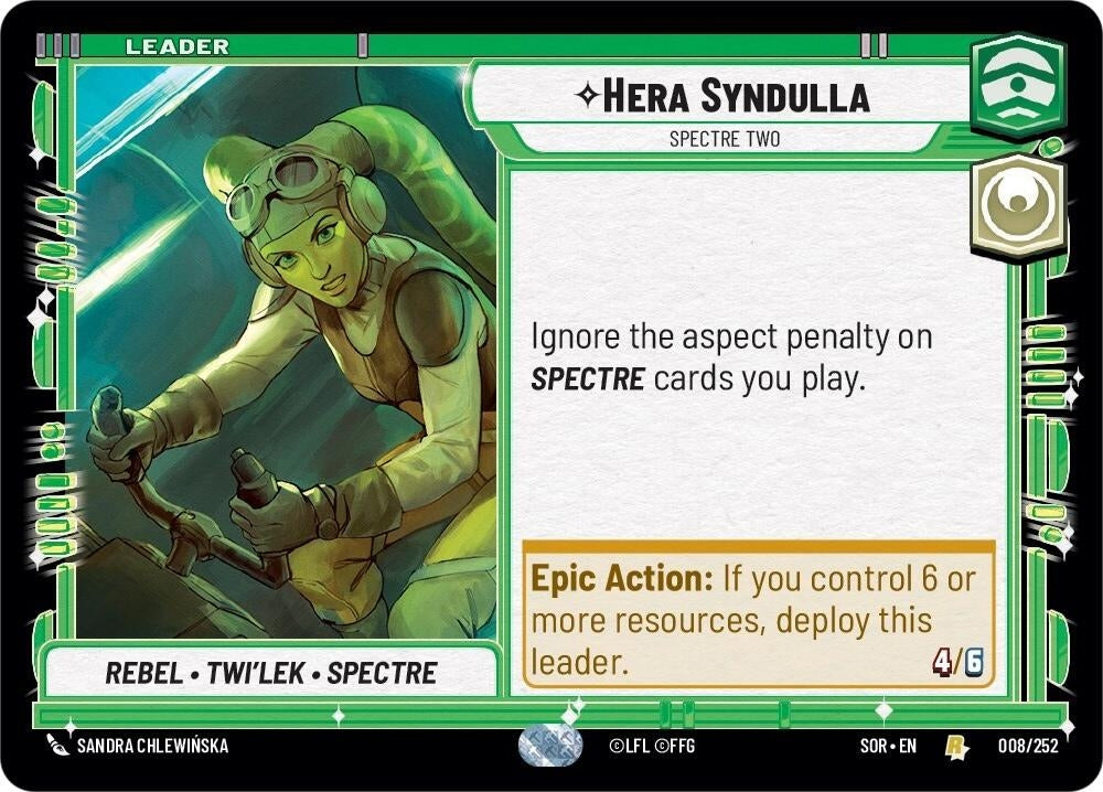 Image for Hera Syndulla - Spectre Two (Spark of Rebellion) (008/252) - Star Wars: Unlimited