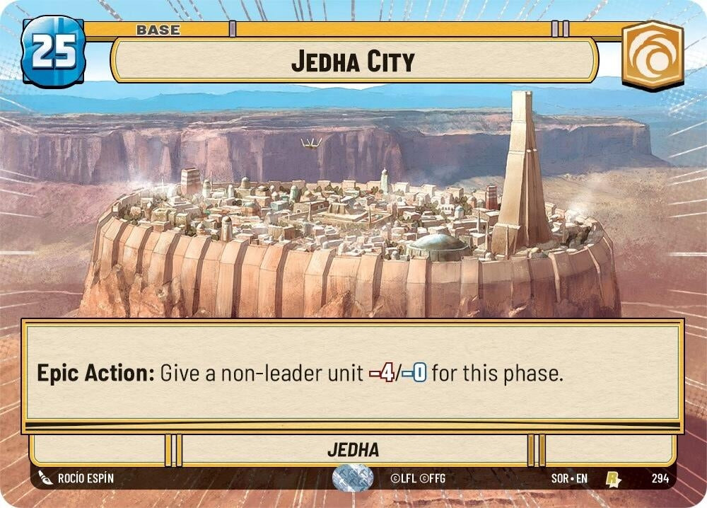 Image for Jedha City (Hyperspace) (Spark of Rebellion) (294) - Star Wars: Unlimited