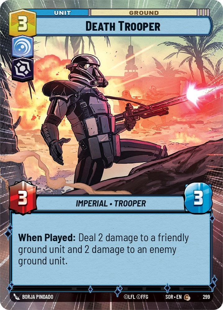 Image for Death Trooper (Hyperspace) (Spark of Rebellion) (299) - Star Wars: Unlimited