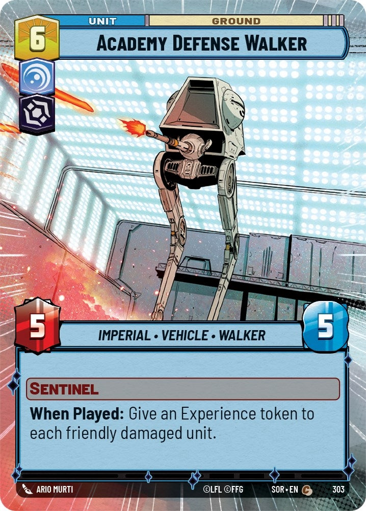 Image for Academy Defense Walker (Hyperspace) (Spark of Rebellion) (303) - Star Wars: Unlimited