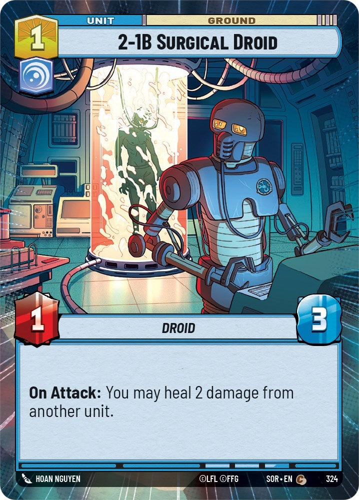 Image for 2-1B Surgical Droid (Hyperspace) (Spark of Rebellion) (324) - Star Wars: Unlimited