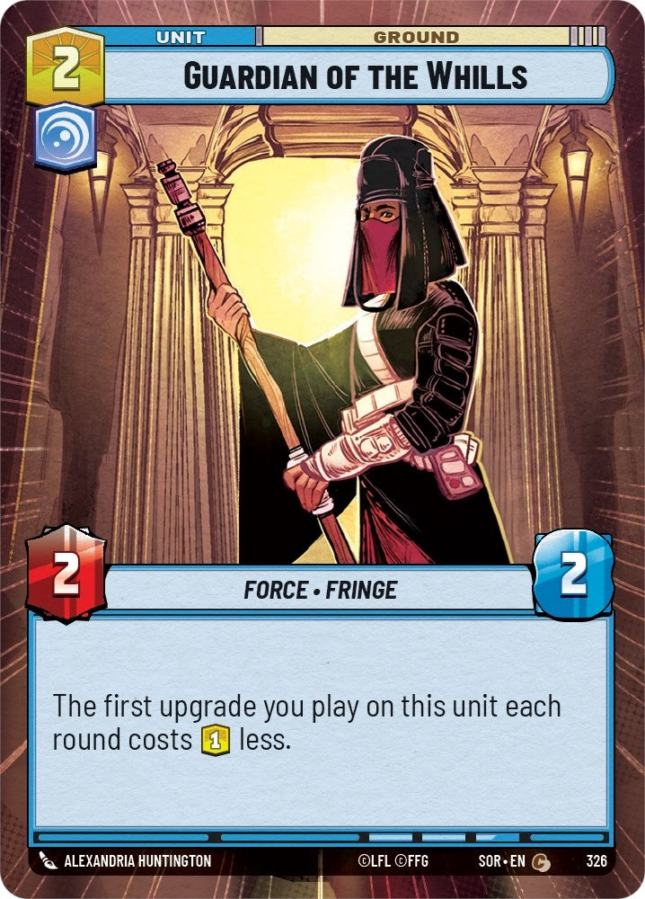 Image for Guardian of the Whills (Hyperspace) (Spark of Rebellion) (326) - Star Wars: Unlimited