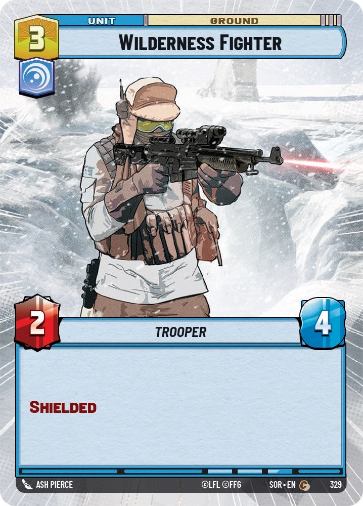 Image for Wilderness Fighter (Hyperspace) (Spark of Rebellion) (329) - Star Wars: Unlimited