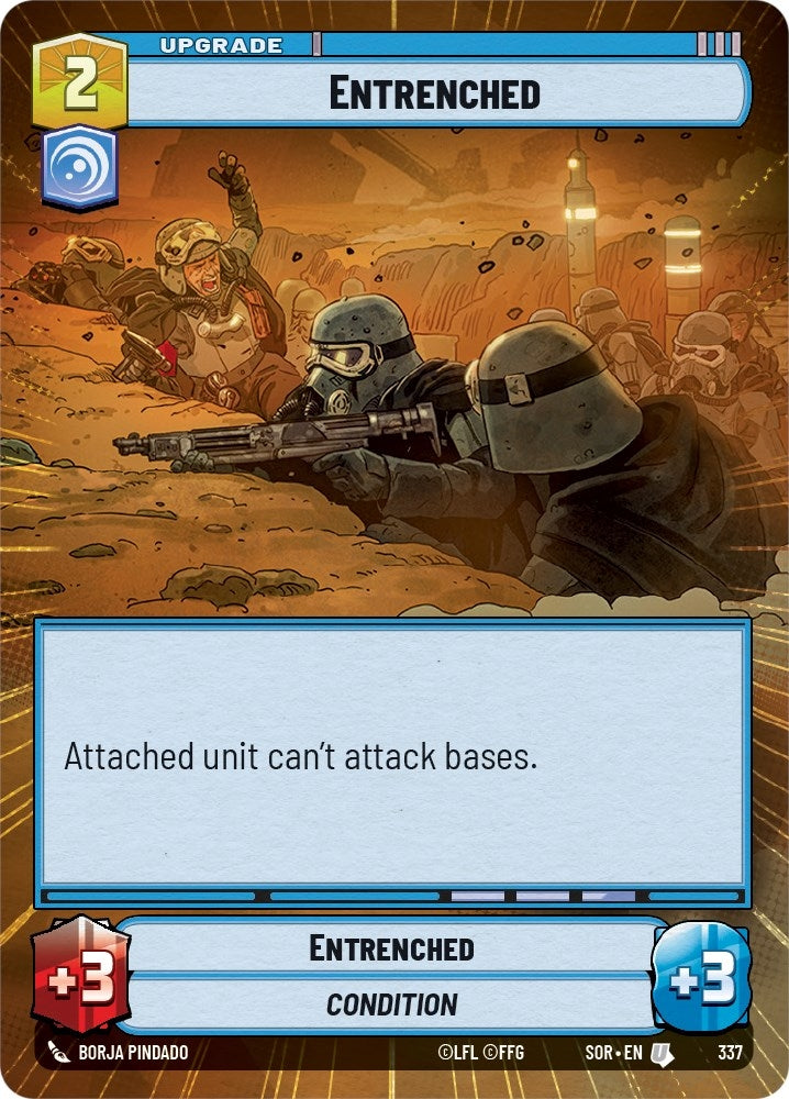 Image for Entrenched (Hyperspace) (Spark of Rebellion) (337) - Star Wars: Unlimited