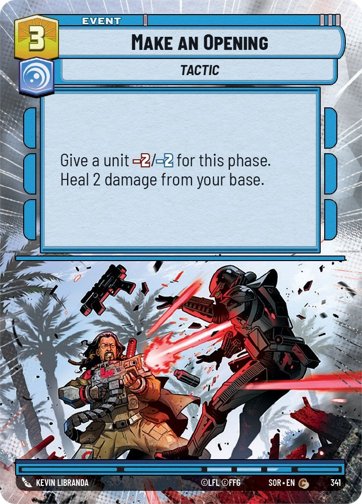Image for Make An Opening (Hyperspace) (Spark of Rebellion) (341) - Star Wars: Unlimited