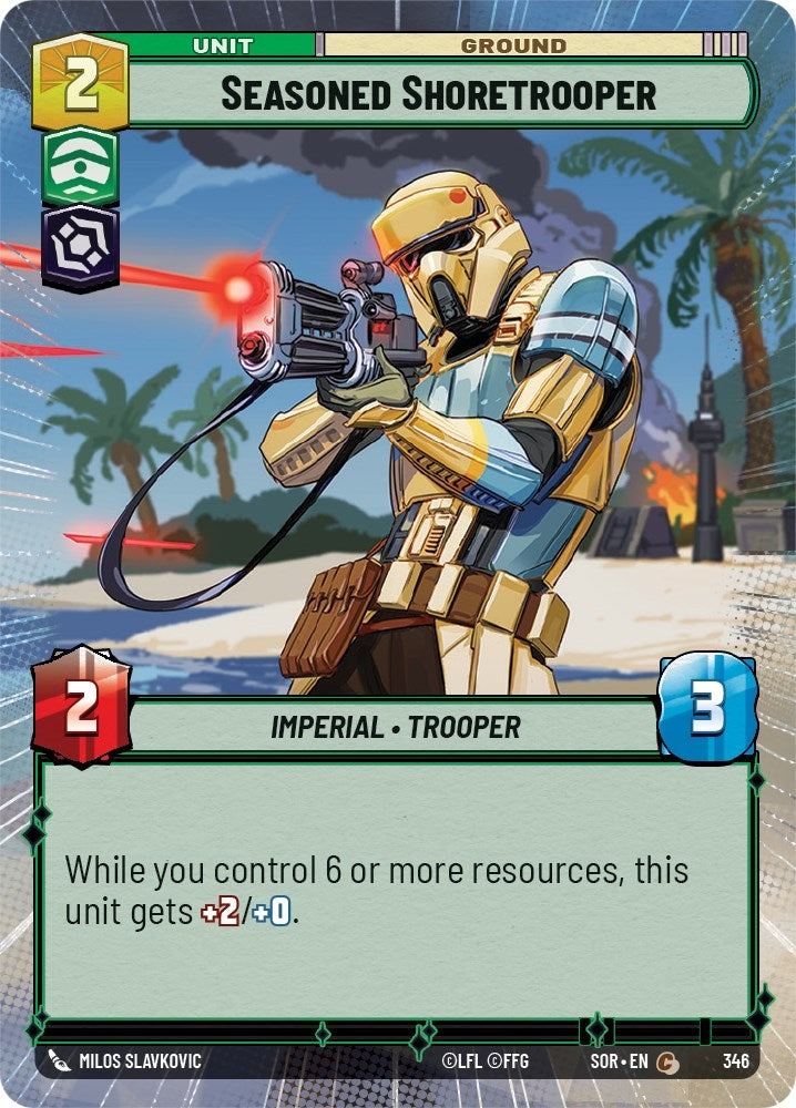 Image for Seasoned Shoretrooper (Hyperspace) (Spark of Rebellion) (346) - Star Wars: Unlimited