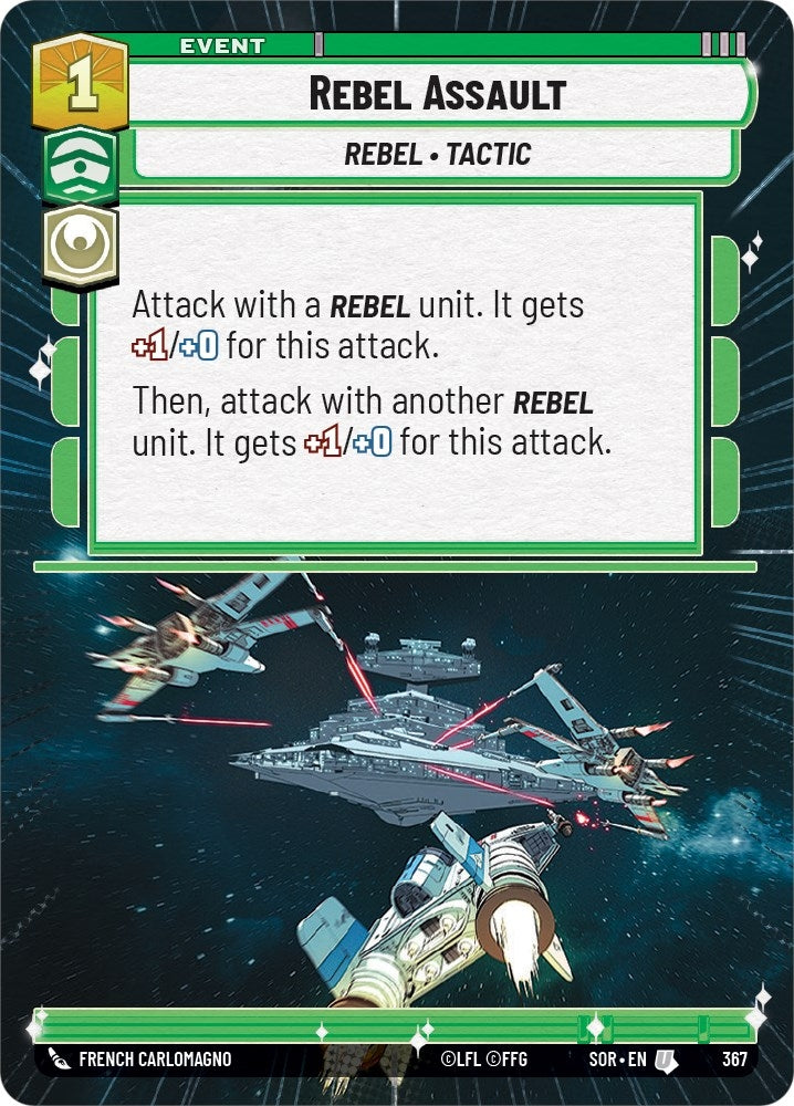Image for Rebel Assault (Hyperspace) (Spark of Rebellion) (367) - Star Wars: Unlimited