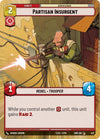 Image for Partisan Insurgent (Hyperspace) (Spark of Rebellion) (422) - Star Wars: Unlimited