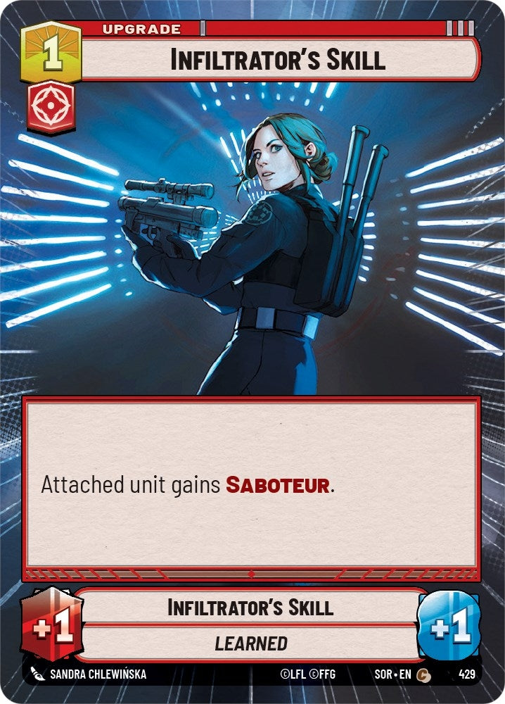 Image for Infiltrator's Skill (Hyperspace) (Spark of Rebellion) (429) - Star Wars: Unlimited