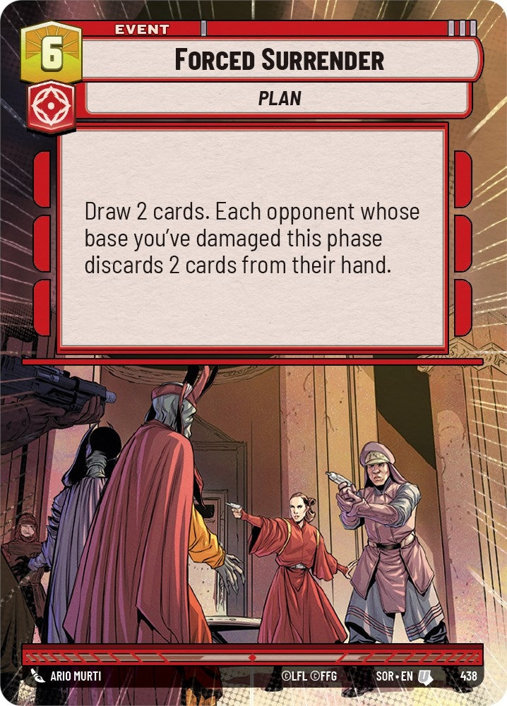 Image for Forced Surrender (Hyperspace) (Spark of Rebellion) (438) - Star Wars: Unlimited