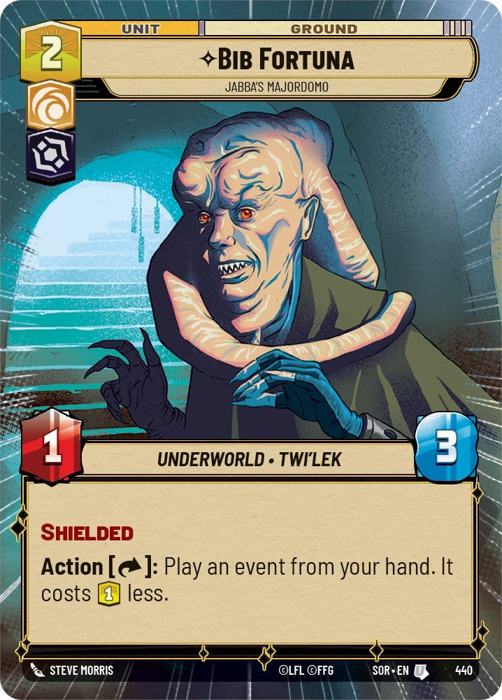 Image for Bib Fortuna - Jabba's Majordomo (Hyperspace) (Spark of Rebellion) (440) - Star Wars: Unlimited