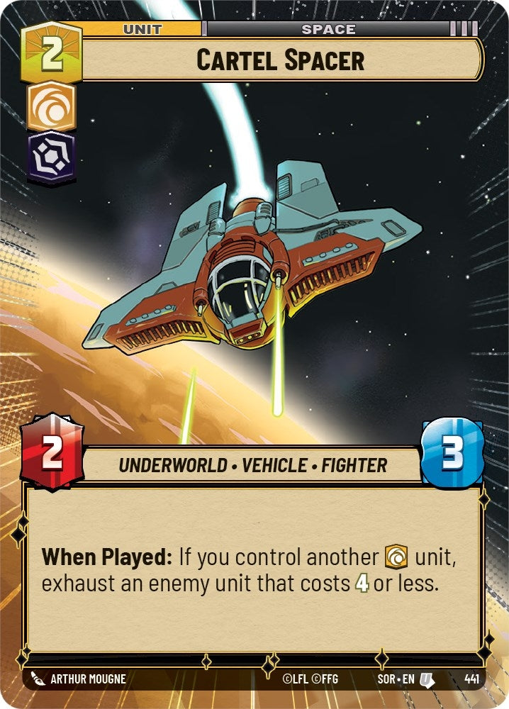 Image for Cartel Spacer (Hyperspace) (Spark of Rebellion) (441) - Star Wars: Unlimited