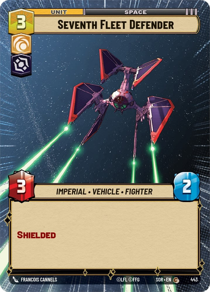 Image for Seventh Fleet Defender (Hyperspace) (Spark of Rebellion) (443) - Star Wars: Unlimited