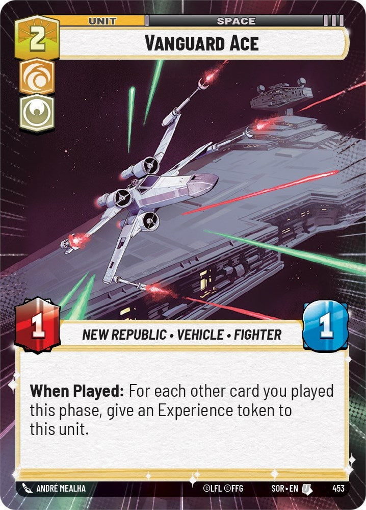 Image for Vanguard Ace (Hyperspace) (Spark of Rebellion) (453) - Star Wars: Unlimited