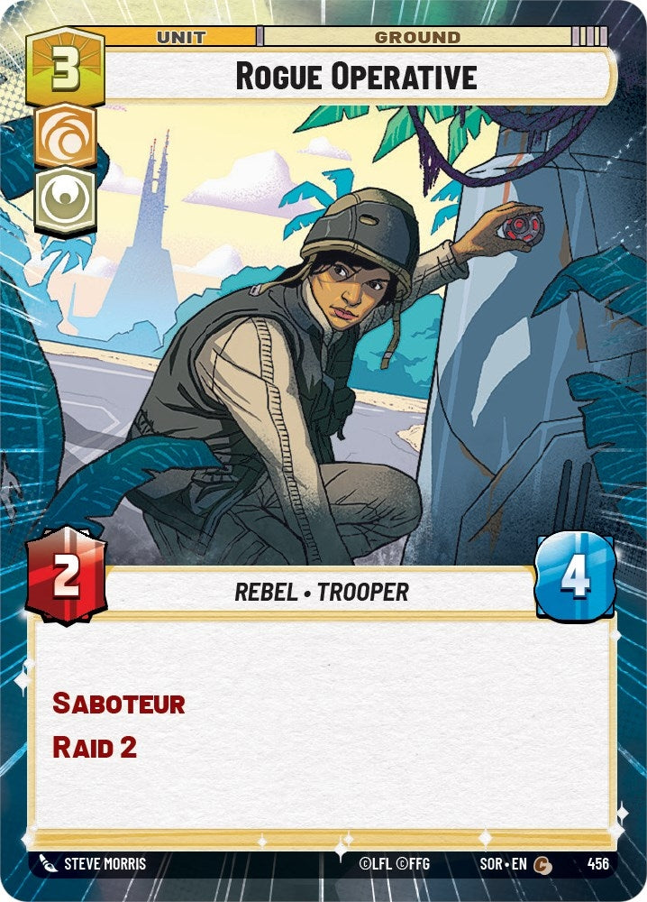 Image for Rogue Operative (Hyperspace) (Spark of Rebellion) (456) - Star Wars: Unlimited