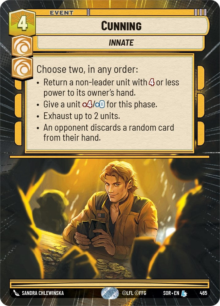 Image for Cunning (Hyperspace) (Spark of Rebellion) (465) - Star Wars: Unlimited