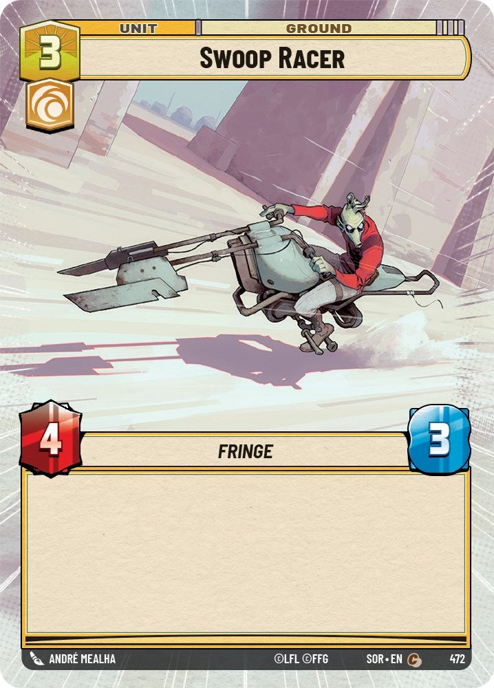 Image for Swoop Racer (Hyperspace) (Spark of Rebellion) (472) - Star Wars: Unlimited