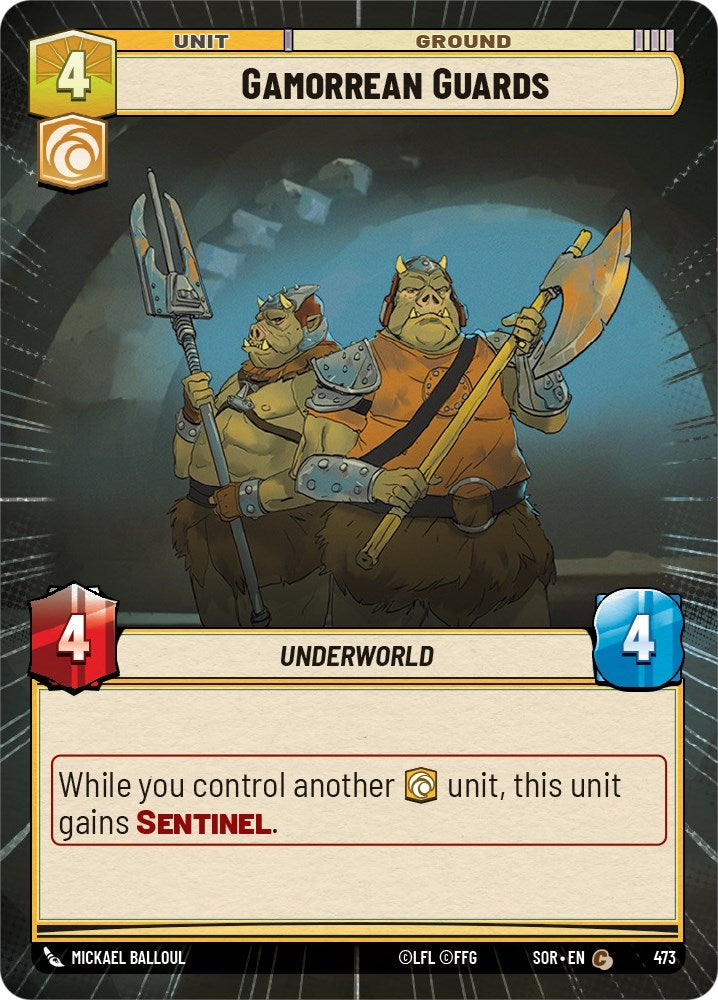 Image for Gamorrean Guards (Hyperspace) (Spark of Rebellion) (473) - Star Wars: Unlimited