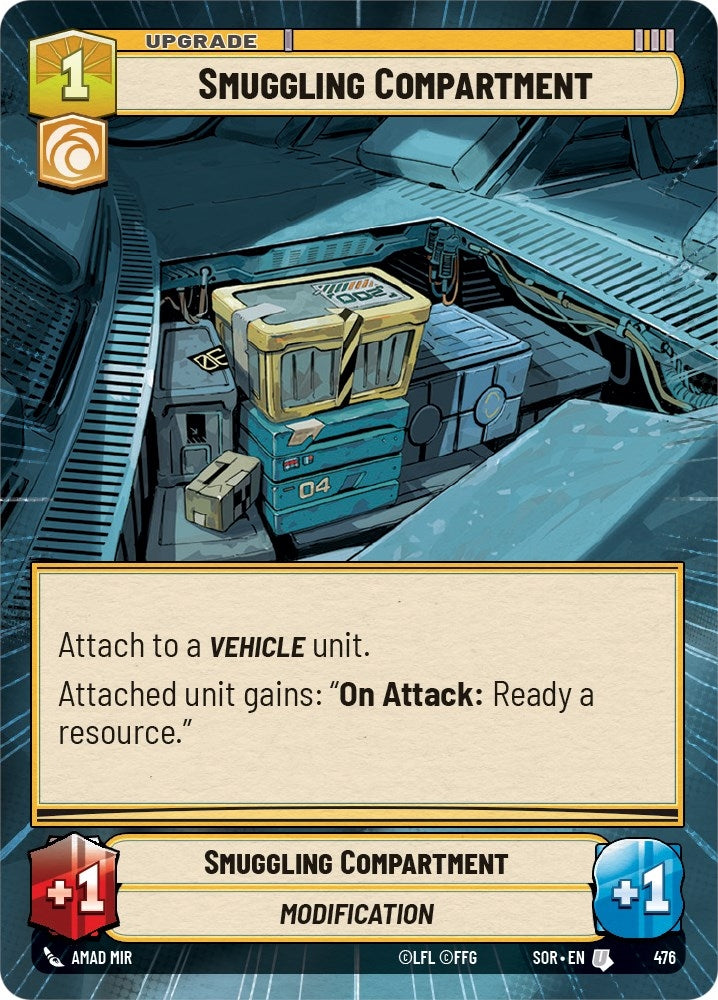 Image for Smuggling Compartment (Hyperspace) (Spark of Rebellion) (476) - Star Wars: Unlimited