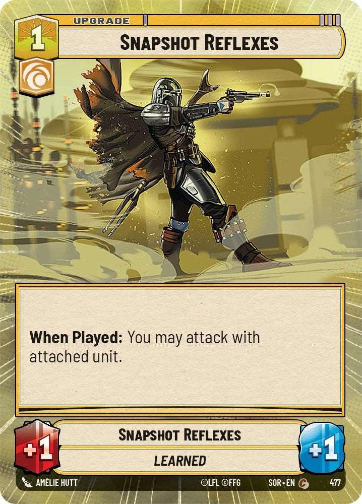 Image for Snapshot Reflexes (Hyperspace) (Spark of Rebellion) (477) - Star Wars: Unlimited