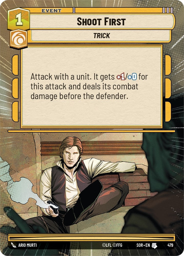 Image for Shoot First (Hyperspace) (Spark of Rebellion) (479) - Star Wars: Unlimited
