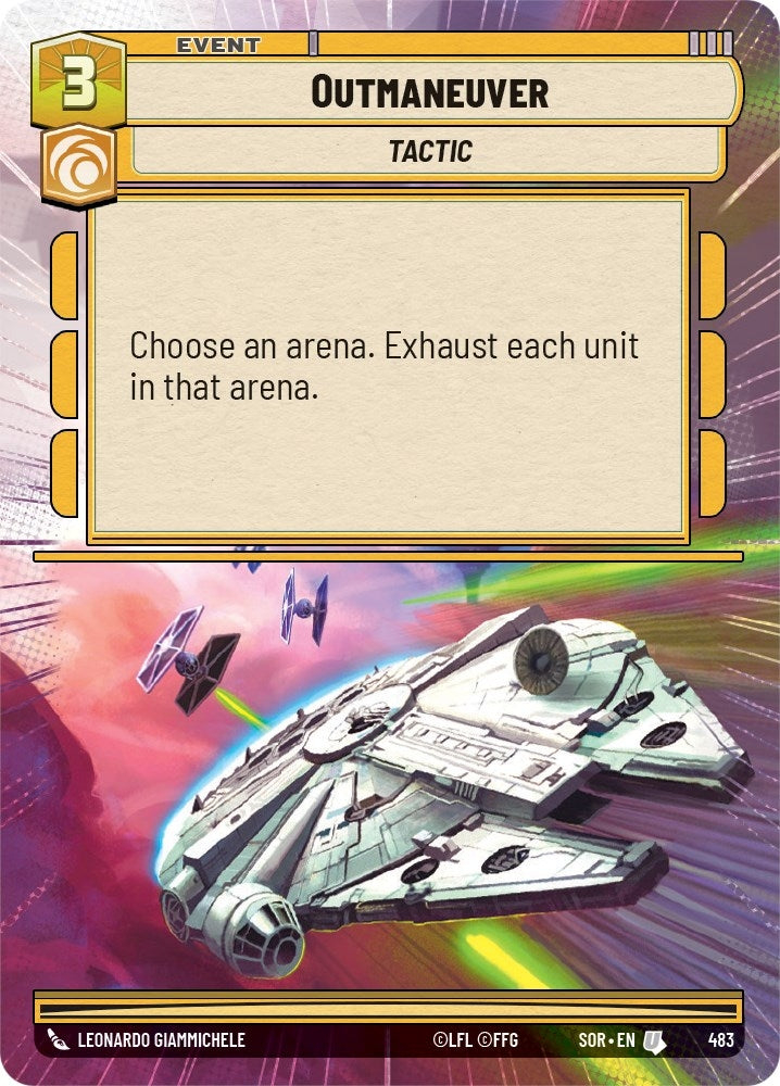 Image for Outmaneuver (Hyperspace) (Spark of Rebellion) (483) - Star Wars: Unlimited