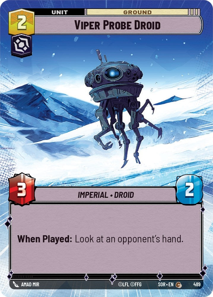 Image for Viper Probe Droid (Hyperspace) (Spark of Rebellion) (489) - Star Wars: Unlimited