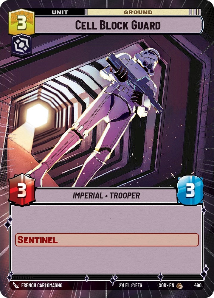 Image for Cell Block Guard (Hyperspace) (Spark of Rebellion) (490) - Star Wars: Unlimited